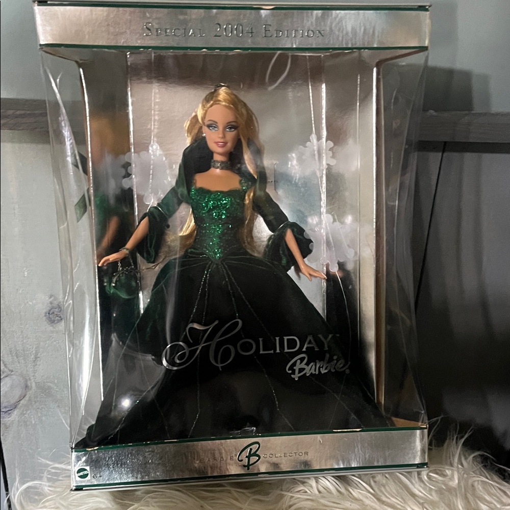 Barbie Holiday Collector Doll in Green and Black